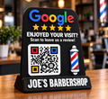 Custom Google Review QR Stand – Personalized Business Sign
